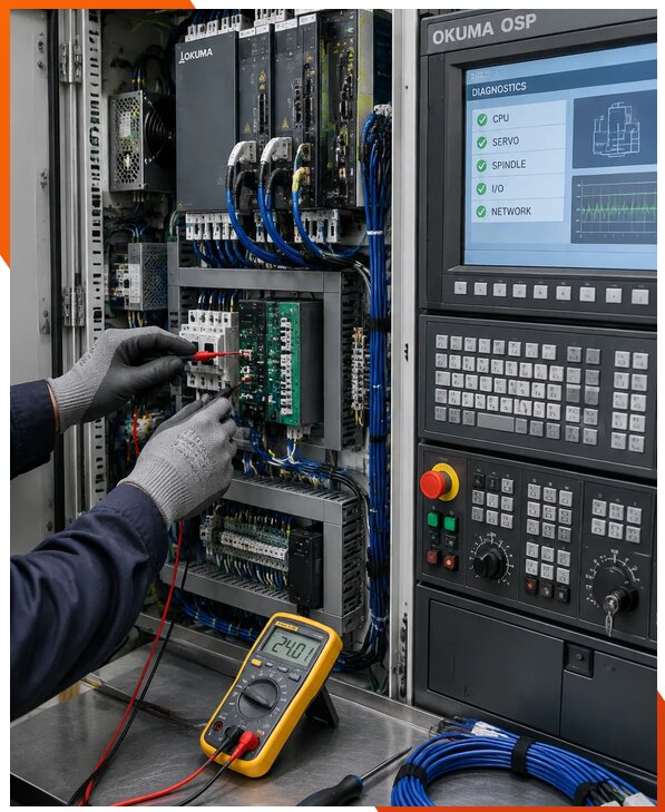 Ремонт систем ЧПУ Okuma OSP в Кушве
